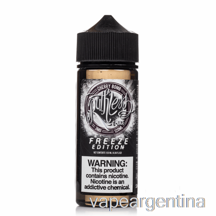 Bomba De Cereza - Edición Congelada - Vapor Despiadado - 120ml 6mg Vape Argentina